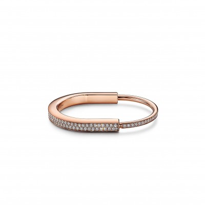 TIFFANY BRACELET ROSE GOLD FULLY PAVÉ DIAMONDS GRP12235